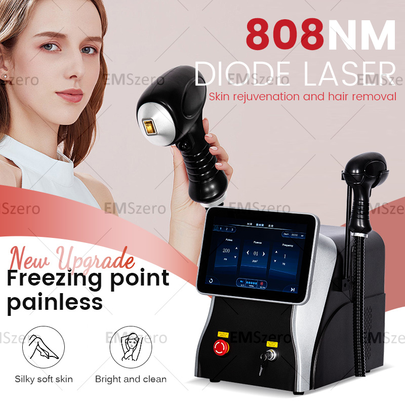 Ice Titanium Diode Laser Machine - Máquina Profissional de Remoção de Cabelo