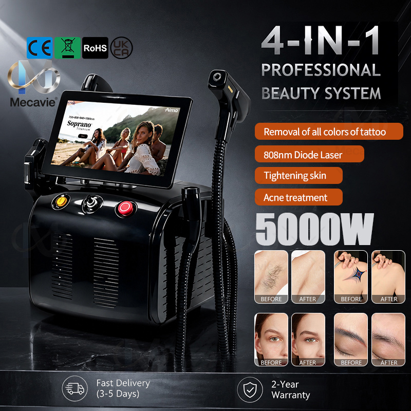 Ice Titanium Diode Laser Machine - Máquina de Remoção de Cabelo Indolor
