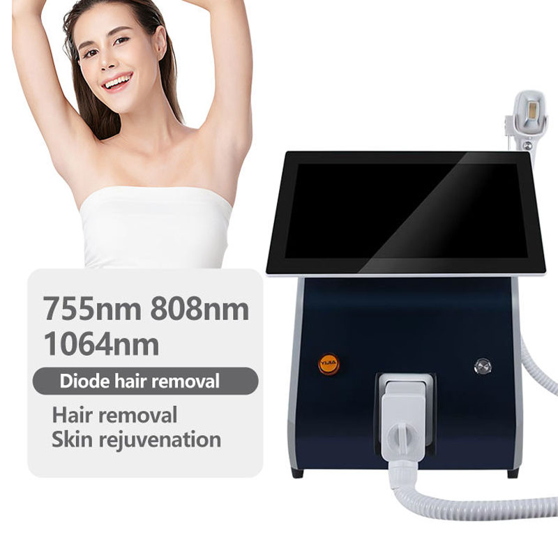 Diode Laser Hair Removal 808Nm 755Nm 1064Nm - Laser de Diodo Portátil 2000w 808nm