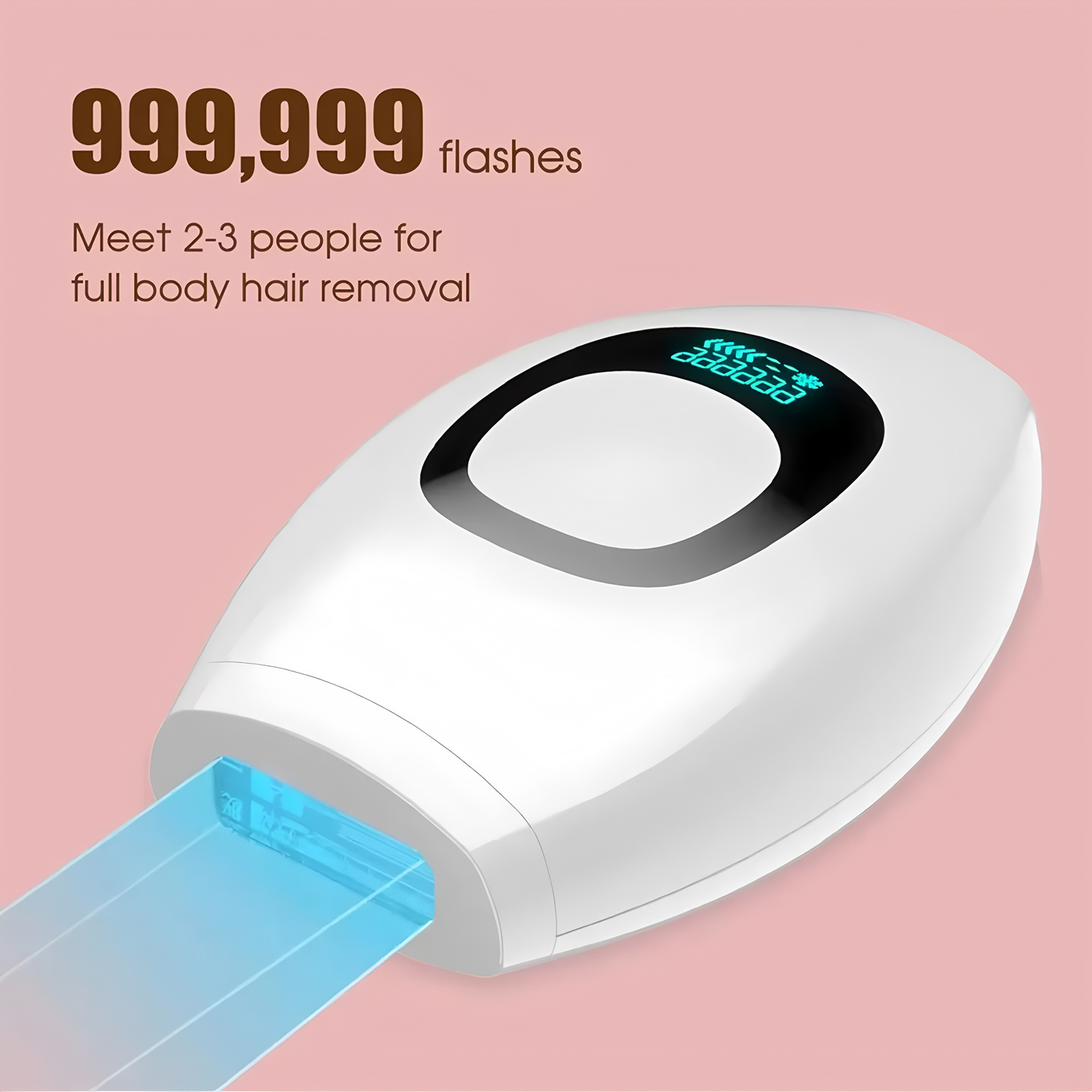 Ipl Hair Removal Handset Permanent - Depilador IPL com Display Digital 500.000