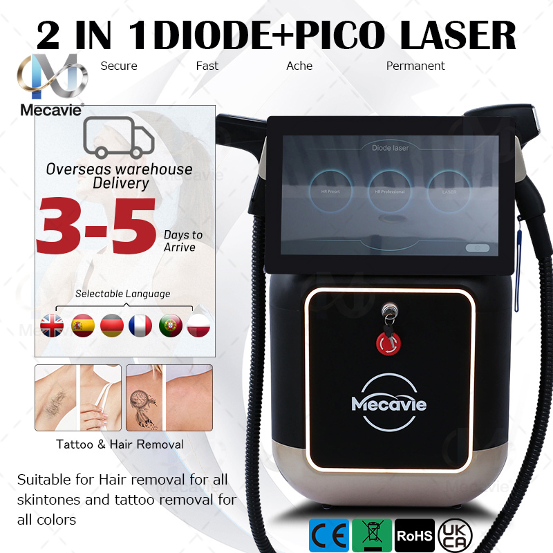 Alexandrite Laser Hair Removal Machine - Dispositivo de Remoção de Cabelo a