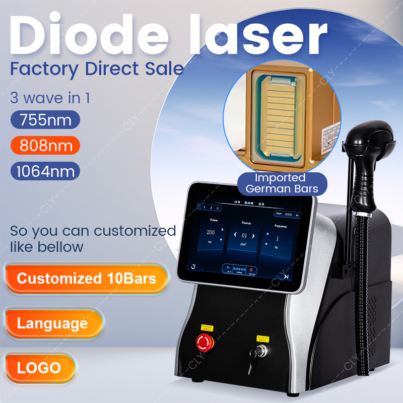 Ice Titanium Diode Laser Machine - Máquina de remoção de pelos a