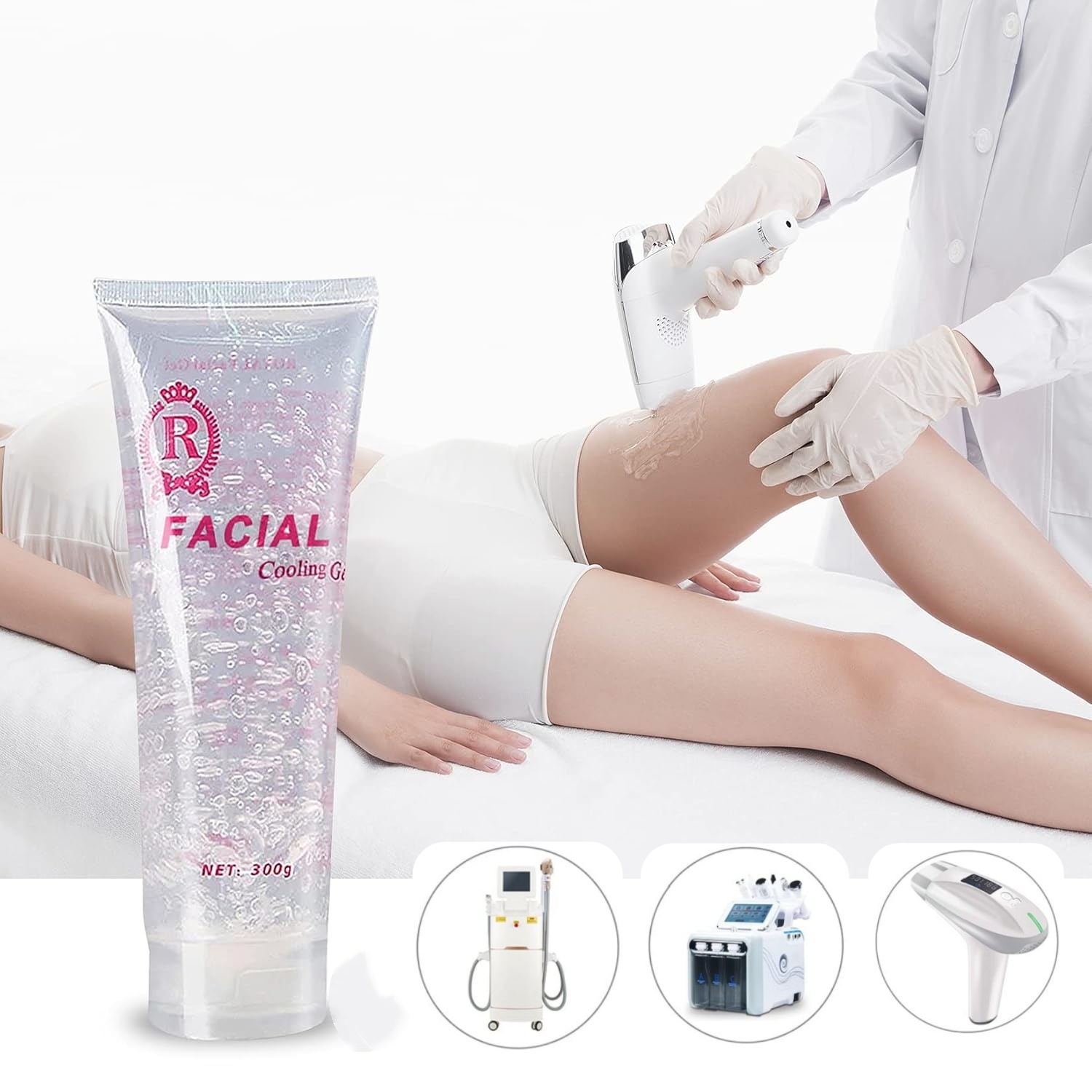 Cooling Gel For Laser Hair Removal - 300ml rosto condutor emagrecimento resfriamento gel