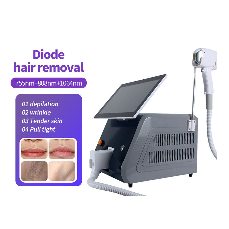 Laser de Diodo Portátil 2000w  - Diode Laser Hair Removal 808Nm 755Nm 1064Nm avaliação e preço