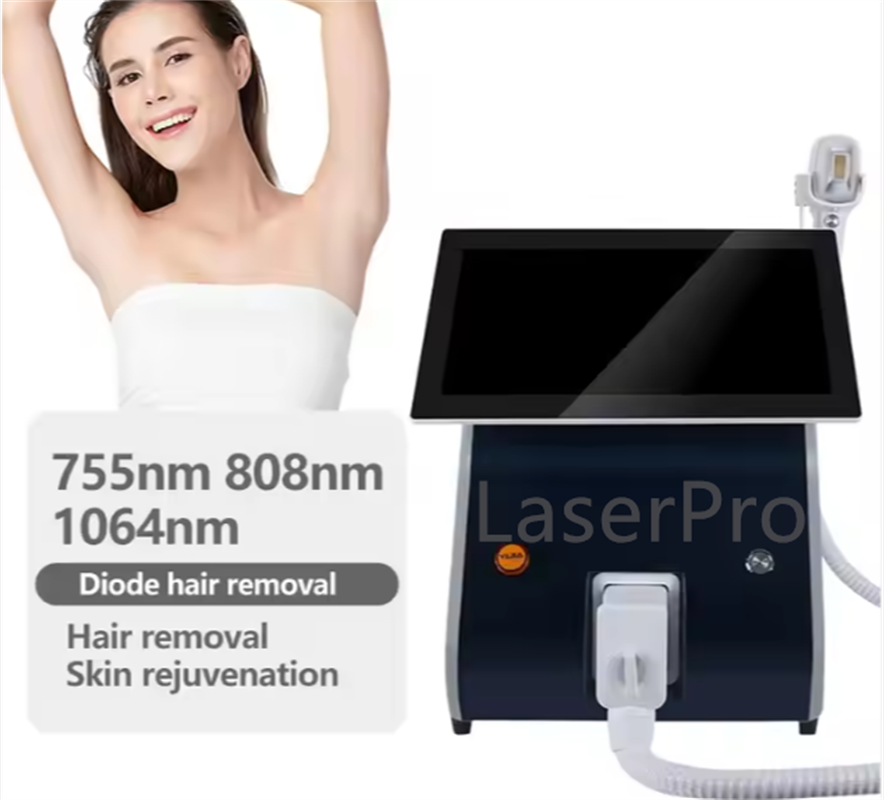 Máquina de Depilação a Laser d - Diode Laser Hair Removal 808Nm 755Nm 1064Nm avaliação e preço