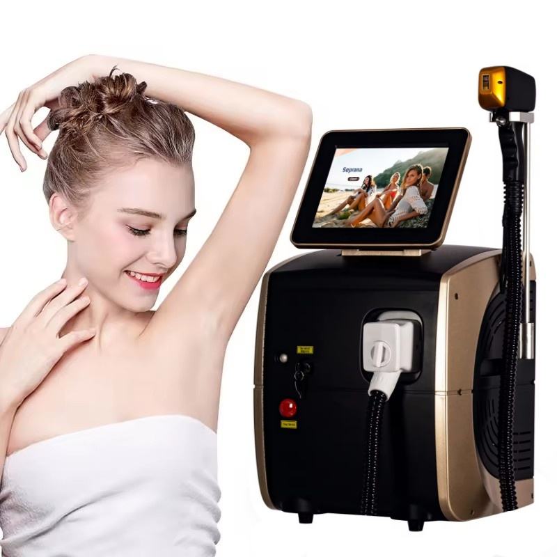 Portátil 3000w 4500w gelo plat - Diode Laser Hair Removal 808Nm 755Nm 1064Nm avaliação e preço