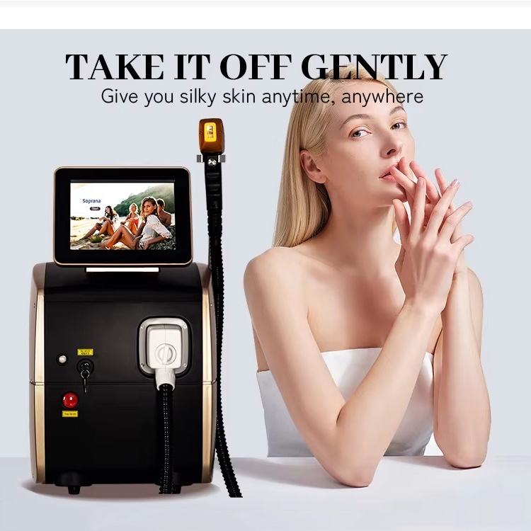 Portátil 3000w 4500w gelo plat - Diode Laser Hair Removal 808Nm 755Nm 1064Nm avaliação e preço