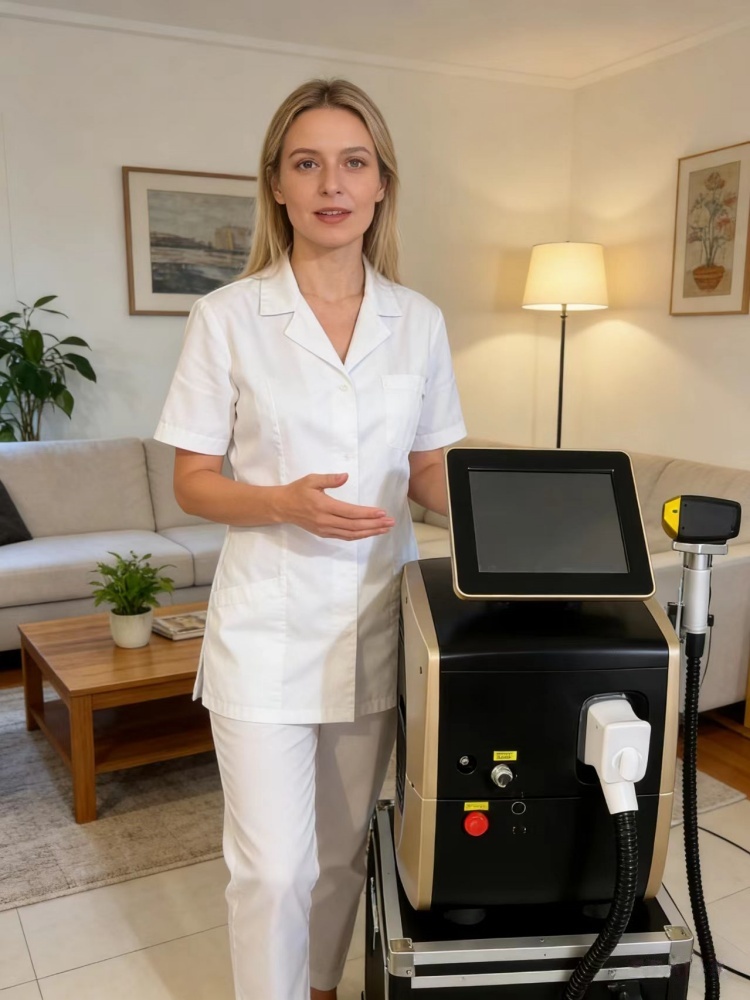 Tecnologia profissional do tit - Ice Titanium Diode Laser Machine avaliação e preço