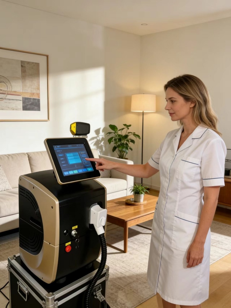 Tecnologia profissional do tit - Ice Titanium Diode Laser Machine avaliação e preço