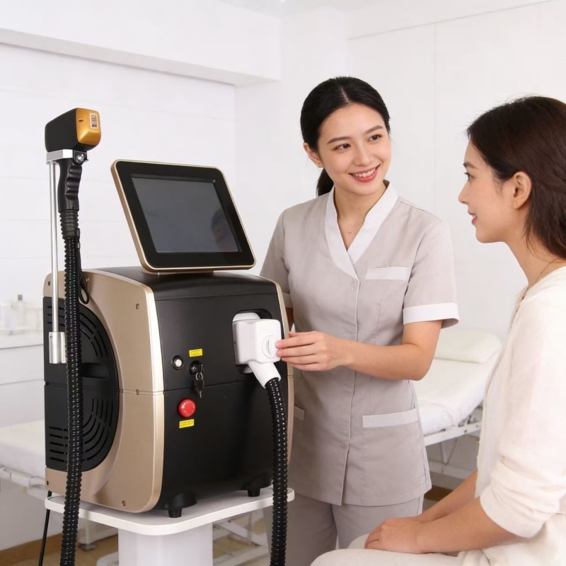 Tecnologia profissional do tit - Ice Titanium Diode Laser Machine avaliação e preço