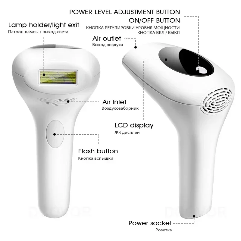 900000 Flashs Depilador a Lase - Ipl Hair Removal Handset Permanent avaliação e preço