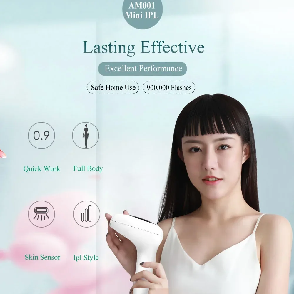 900000 Flashs Depilador a Lase - Ipl Hair Removal Handset Permanent avaliação e preço