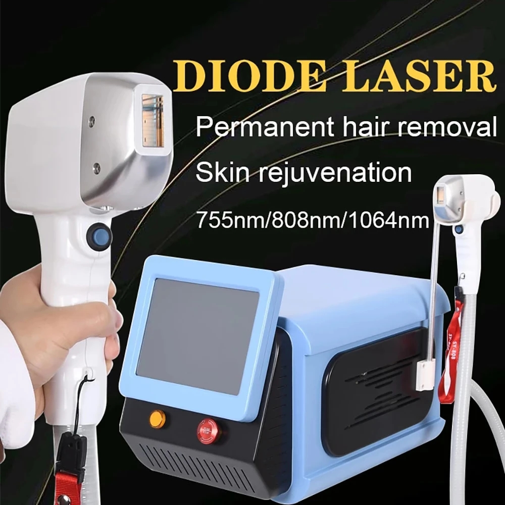 Máquina de Remoção de Pelos a  - Diode Laser Hair Removal 808Nm 755Nm 1064Nm avaliação e preço