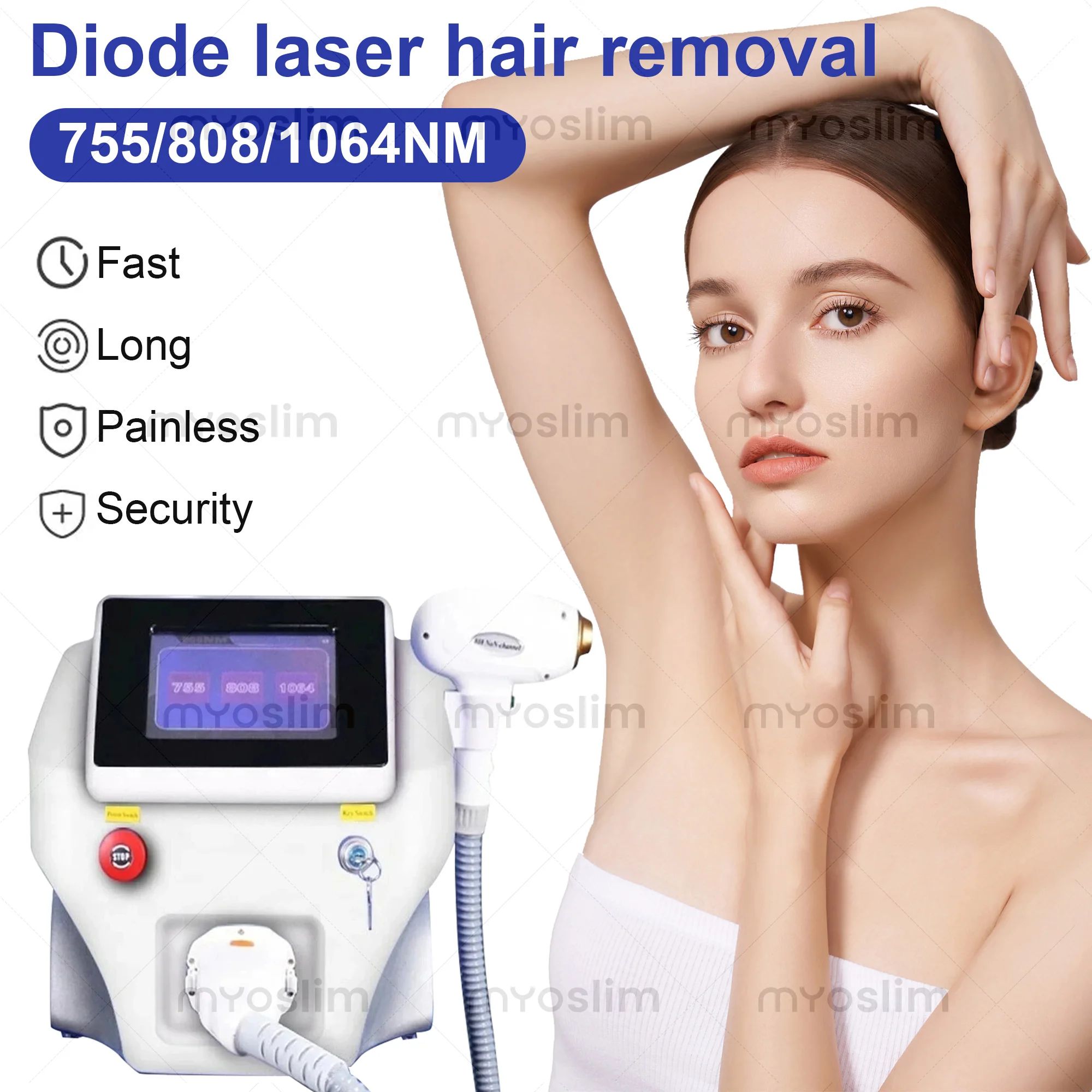 2026 Máquina Profissional Port - Ice Titanium Diode Laser Machine avaliação e preço