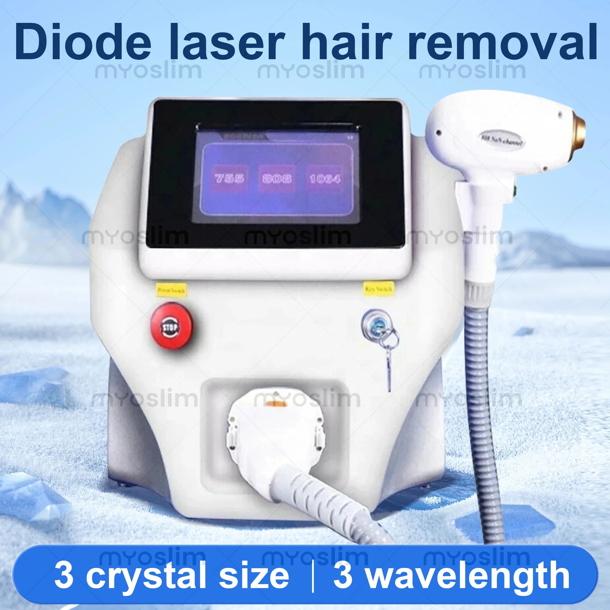 2026 Máquina Profissional Port - Ice Titanium Diode Laser Machine avaliação e preço