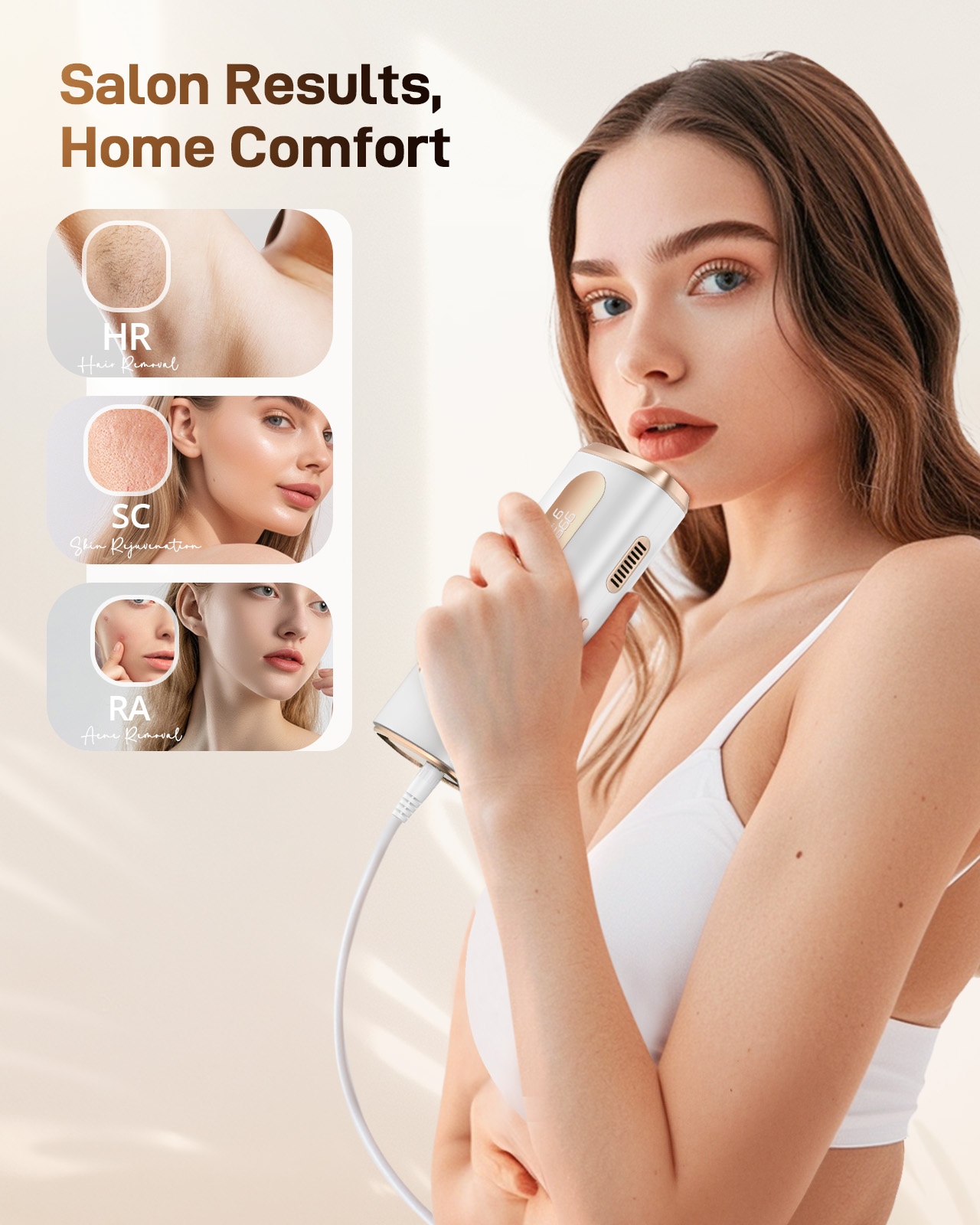 Dispositivo de remoção de pelo - Ipl Hair Removal Handset Permanent avaliação e preço
