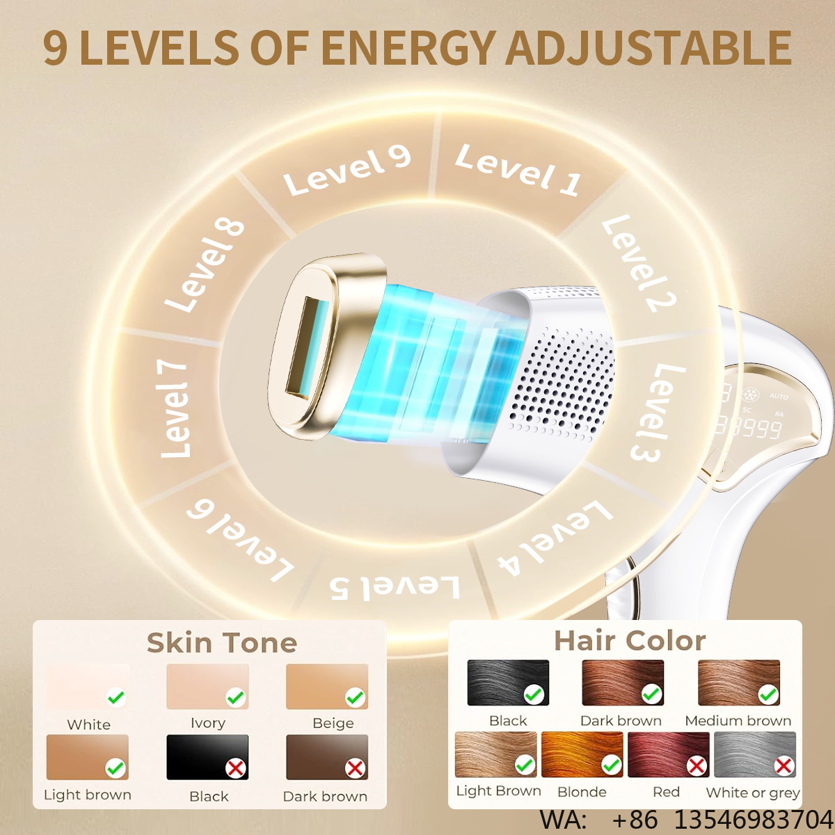 Depilador Portátil de Resfriam - Ipl Hair Removal Handset Permanent avaliação e preço